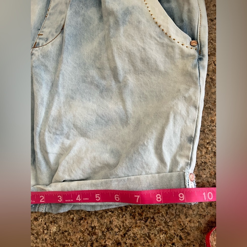 One Teaspoon Richie Denim shorts in Anarchy color size 28 AU/6 US NWT - Picture 7 of 11